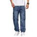 Cross-border American High Street Style Cool Retro Multi-pocket Workwear Jeans, Spring And Autumn Loose Straight Casual_mkmklike.com