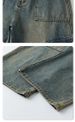 Utility Cargo Jeans – Vintage Washed Denim Pants With Multi-Pockets (Blue, S-3XL)_mkmklike.com