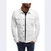 Men's Slim Fit Denim Jacket - Cotton Workwear Shirt Coat With Multiple Pockets, Breathable & Windproof, Casual Spring Autumn Outerwear For Men_mkmklike.com