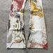 Unisex Casual Jeans High Street Loose Fitting Multi Print Hip Hop Graffiti Style Dark European American Theme_mkmklike.com