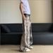 Men's Clothing Men's 3D Digital Camouflage Denim Trousers American Style Distressed Low Waist Wide Leg Casual Spring Summer Fashion_mkmklike.com