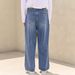 Pulse American High Street Retro Jeans Men Spring Summer Washed Versatile Casual Trendy Brand Wide Leg Long Pants_mkmklike.com