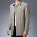 Lunar Apex Middle-aged Elderly Dad's Outfit Spring And Autumn Mid-length Turn-down Collar Single-breasted Loose Windbreaker Men's_mkmklike.com