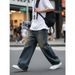 Men's Clothing Men's Loose Straight Leg Jeans European Style Minimalist Retro Color Washed Casual Trousers_mkmklike.com