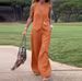 Women's Clothing Summer New Cotton And Linen Sleeveless Vest Vest Trousers Two Piece Suit Female Casual Fashion Suit_mkmklike.com