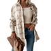 Women's Clothing plaid shirt autumn and winter new loose mid length woolen coat_mkmklike.com