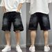 Men's Clothing Denim Shorts High Quality Rhinestone Denim_mkmklike.com