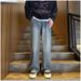 Men's Clothing Retro Starry Sky Men's Retro Star Wash Straight Leg Jeans - Loose Fit Summer Thin Casual Pants With Comfortable Elastic Waistband_mkmklike.com