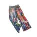 Men's Clothing Print Paint Painted Loose Men's And Women's Canvas Jeans Cool Trend_mkmklike.com