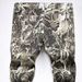 Men's Snake Print Skinny Jeans – Hip-Hop Performance Pants With Reptilian Texture (Stretch Denim, Mid-Rise, Clubwear)_mkmklike.com