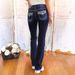 Women's Clothing Denim Trousers Retro Double Button Jeans_mkmklike.com