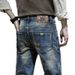 New Retro Heavyweight Denim Jeans for Young Men Straight Leg Comfortable Pants American Style Trendy Brand 2024_mkmklike.com