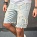 2025 Men's Denim Loose Pants Men's Shorts Wide Leg Capris_mkmklike.com
