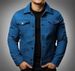 Spring Autumn Winter Men's Youth Jacket Denim Slim Fit Tooling Thick Jacket_mkmklike.com
