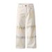 Spray-Dyed Vintage Dirty Wide-Leg Jeans Wasteland Punk Men's Graffiti Niche Casual Loose Straight Pants Trendy_mkmklike.com