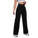 Women's Clothing Women's Stretch Comfort Jeans High Waist Loose Fit Casual Denim Pants For Office & Daily Wear (Black, Size 25-32)_mkmklike.com