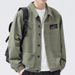 2025 Autumn New Pure Cotton Loose Workwear Denim Top Casual Coat Men's Jacket_mkmklike.com
