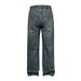 Men's Vintage Washed Straight-Leg Jeans – Relaxed Fit With Adjustable Drawstring Waist (M-XXXXL)_mkmklike.com