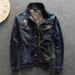 Autumn Denim Men Short Korean Version Slim Fit Paisley Washed Vintage Retro Jacket Casual Top Coat_mkmklike.com