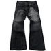 Y2K Vintage Cross Denim Jeans - Distressed Washed High Street Hip Hop Flared Pants For Women & Men_mkmklike.com