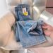 Light-colored Versatile Loose Straight-leg Jeans For Women, 2025 Spring American Retro Washed High-waisted Drapey_mkmklike.com