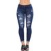 Women's Clothing Slim Hip lifting Skinny Jeans Slim Nine point _mkmklike.com