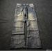 Unisex Slim Fit Straight-Leg Jeans Vintage Denim Rust Patina Bamboo Texture Wash Effortless Androgynous Style 2023_mkmklike.com