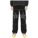 Retro High Waist Loose Wide Leg Straight Jeans Men's Autumn Winter High Street Fashion Brand Street Style Trousers Floor Length_mkmklike.com