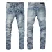 Mens Jeans For Guys Rip Slim Fit Skinny Man Pants Orange Star Patches Wearing Biker Denim Cult Stretch Motorcycle Trendy_mkmklike.com