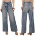 Women's Clothing High Waist Wide Leg Jeans For Women Tie Up Washed Straight Leg Denim European And American Style_mkmklike.com