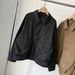 Japanese Retro! Designer Line! Spring New Men's Washed Cotton Short Loose Turn-Down Collar Jacket Coat_mkmklike.com