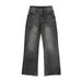 Men's Clothing Spring And Summer American Style Fried Gray Black Cattle Lightning Jeans Men's Straight Loose 517 Fashion Brand All Match Long Pants_mkmklike.com