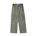 American Street Style Cargo For Men Loose Heavy Design Multi-Pocket Straight Wide-Leg Trendy Casual Long Pants_mkmklike.com