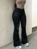 High-Waisted L1050 Black Jeans for Women with Heart Embroidery Ripped Design Slightly Flared Leggings Frayed Hem Sexy Girl Jeans_mkmklike.com