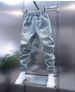 Men's Light Blue Washed Denim Jeans With Big Pockets, Slim Cuff & Streetwear Style_mkmklike.com