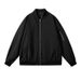 Spring Autumn Baseball Coat Trendy Brand Pilot Solid Color Men's Youth Casual Jacket_mkmklike.com