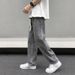 Vintage American Straight-Leg Jeans – Relaxed Fit Stretch Denim Pants With Adjustable Drawstring For Men_mkmklike.com