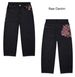 American Style Embroidered Personality Street Trend Wide-Leg Casual Versatile Jeans Hip-Hop Long Pants_mkmklike.com