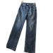 Men's Clothing High Waist Loose Fit Straight Leg Wide Leg Jeans For Women - Comfortable Stretch Denim Pants With Button Detail, Blue Casual Trousers_mkmklike.com