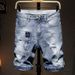 Men's Clothing Jeans Fast Hand Celebrity Social Spirit Young Man Pants Shorts_mkmklike.com