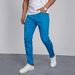 "Men's High-Elastic Casual Denim Trousers – Stretch Comfort & Modern Fit (Azure/Black/Gray, S-XXL)"_mkmklike.com