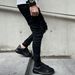Men's Ripped Jeans Youth Street Style Slim Pants_mkmklike.com