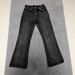 Men's Spring Heavyweight Bamboo Patterned Jeans Slightly Flared Retro Washed Distressed Striped Long Wrap Denim mid Waist Straight Pants_mkmklike.com