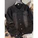 Denim Jacket For Men, Vintage Workwear Jacket For Spring And Autumn, With A High-end Feel_mkmklike.com