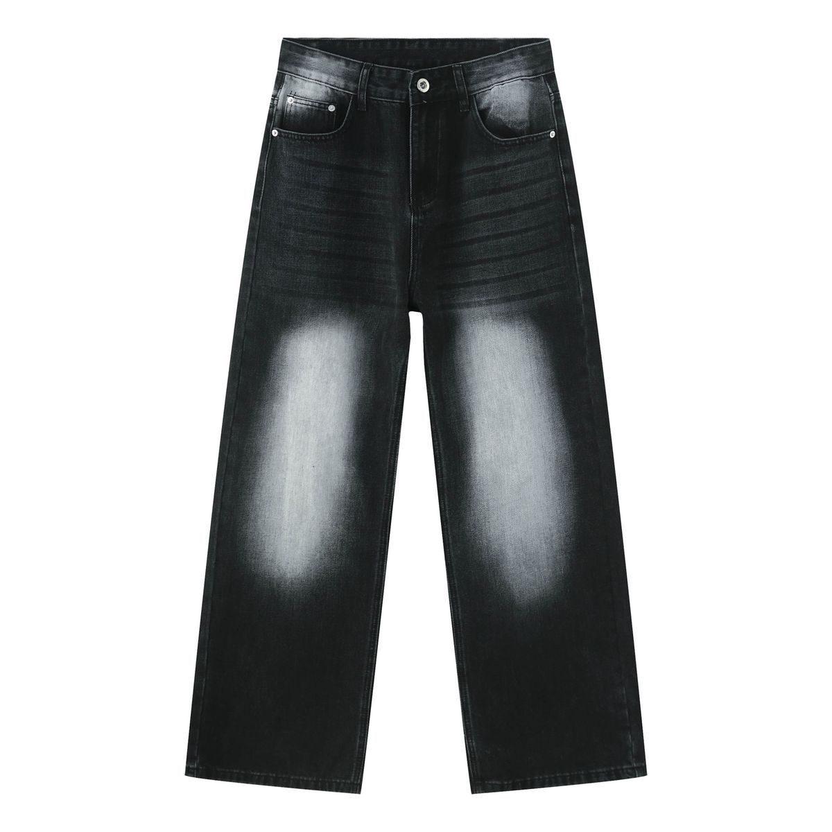 EF JEANS | 2023 Retro Washed Jeans Trendy Brand Versatile Loose And Thin Straight Casual Wide-leg Trousers_mkmklike.com