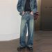 Streetwear Distressed Denim Jeans – Relaxed Fit Straight-Leg Pants For Men (S-XL, Vintage Blue)_mkmklike.com