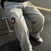Vintage Floral Embroidered Washed Denim Jeans - High Street Straight Leg Casual Pants For Men & Women_mkmklike.com