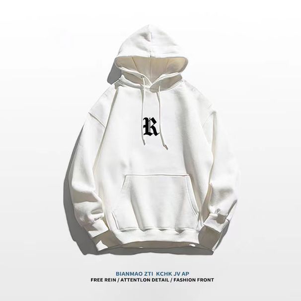 2023 autumn and winter foreign trade loose large-size hoodie cotton sweater thin loose off-shoulder style_mkmklike.com