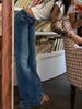 Retro Flare Jeans For Women – High-Waisted Stretch Denim Pants With Slim Fit & Sexy Silhouette_mkmklike.com