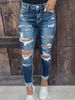 Distressed Skinny Jeans For Women – High-Stretch Denim With Ripped Details (S-4XL, Dark Blue, Punk & Streetwear Style)_mkmklike.com